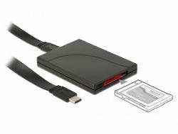 DeLOCK 91749 lector de tarjeta USB 3.1 [Gen 2] Type C Negro 