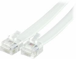 Deltaco DEL-159 cable telefónico 2 m Blanco 