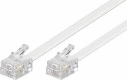 Deltaco DEL-160C cable telefónico 2 m Blanco 