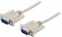 Deltaco DEL-37A cable de serie Gris 2 m DB-9 
