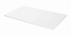 Deltaco DELO-0120 tapa pasacables Forma rectangular Aglomerado Blanco 