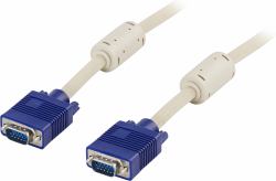 Deltaco RGB-2D cable VGA 15 m VGA [D-Sub] Gris 