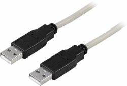 Deltaco USB2-9 cable USB USB 2.0 3 m USB A 0,48 Gbit/s Gris 