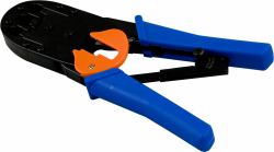 Deltaco VK-16 comprobador de cables de red Cortacables manual Azul 