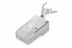 Digitus Conector modular para cable redondo, CAT 6A, apantallado, Conector de paso 