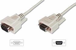 Digitus Cable alargador para transferencia de datos, D-Sub9/St - D-Sub9/Bu 