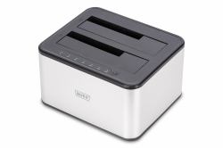 Digitus Estación de acoplamiento USB 3.0 dual SATA HDD 2,5"/ 3,5 
