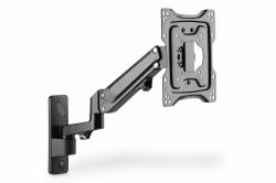 Digitus Soporte de pared universal para monitor con muelle neumático y brazo giratorio 