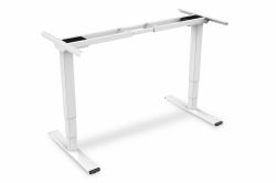 Digitus Bastidor de mesa eléctrico de altura regulable, motor doble, 3 niveles, blanco 