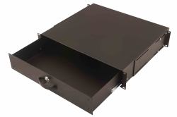Digitus Cajón con cerradura para armarios de red y servidores de 482,6 mm [19"], 2U 