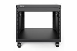 Digitus Bastidor para equipos universal de 19 pulgadas, con ruedas, 8UA 