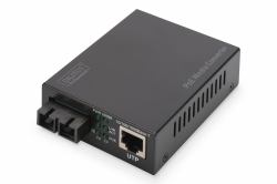 Digitus Convertidor de medios Gigabit PoE, RJ45 / SC, MM, PSE 
