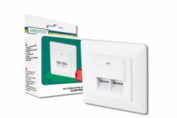 Digitus DN-9005-N toma de corriente RJ-45 Blanco 