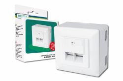 Digitus DN-9006-N toma de corriente RJ-45 Blanco 