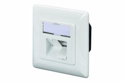 Digitus DN-9007-S-1 toma de corriente 2 x RJ-45 Blanco 