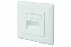 Digitus DN-9008-1 toma de corriente 2 x RJ-45 Blanco 