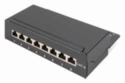 Digitus Panel de conexión CAT 6 de sobremesa, clase E, apantallado 