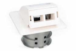 Digitus FTTH MOUNTED WALL SC+LC ADAPTER - MOUNTWALL-OUTLET SC+LC