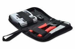 Digitus DN-94022 kit de herramientas para preparación de cables Negro, Gris, Rojo 