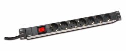 Digitus DN-95402 base múltiple 2 m 7 salidas AC Negro 