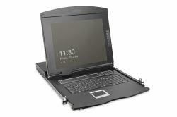 Digitus DS-72221-2GE consola de rack 48,3 cm [19"] 1920 x 1080 Pixeles Negro 1U 