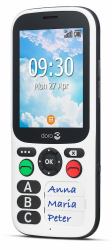 Doro 780X IUP 7,11 cm [2.8"] 117 g Negro, Blanco Característica del teléfono 