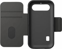 Doro 8879 funda para teléfono móvil 10,2 cm [4"] Funda cartera Gris Oscuro 