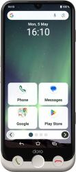 Doro Aurora A30 15,5 cm [6.1"] SIM doble Android 14 4G USB Tipo C 6 GB 128 GB 5000 mAh Negro, Blanco 