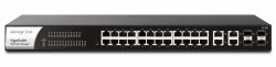 DrayTek P1282 Gestionado Gigabit Ethernet [10/100/1000] Energía sobre Ethernet [PoE] 1U Negro 