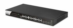 DrayTek VigorSwitch P2282x Gestionado L2+ Gigabit Ethernet [10/100/1000] Energía sobre Ethernet [PoE] 1U Negro 