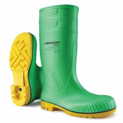 Dunlop Acifort Hazguard Steel Toe Cap Full Safety Wellington Green Boot Size 10 