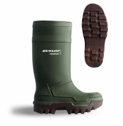 Dunlop PUROFORT THERMO+ WELLINGTON GRN 7 