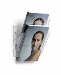 Durable FLEXIPLUS estantería para libros 2 estanterías Transparente 