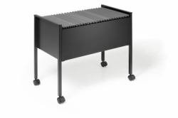 Durable 309501 archivador organizador Acero inoxidable Negro 