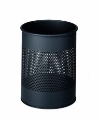 Durable Trash Can 15 L Round Metal - Anthracite - Warranty: 12M