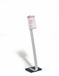 Durable 481823 portacartel y stand de información A4 Acrílico Plata 