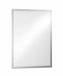Durable DURAFRAME Portacarteles Plástico Plata 