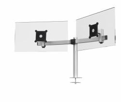 Durable 508623 soporte para monitor 68,6 cm [27"] Escritorio Plata 