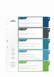 Durable 679327 lengüeta de índice Separador en blanco con pestaña Polipropileno [PP] Multicolor 