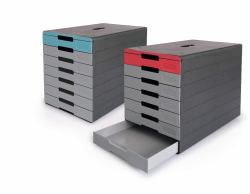 Durable IDEALBOX PRO 7 Plástico Azul, Rojo 