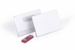 Durable 811719 insignia/pase Placa identificativa PVC 25 pieza[s] 