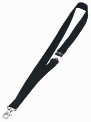 Durable Cinta para portanombres de 20 mm de anchura con cierre de seguridad Negro 