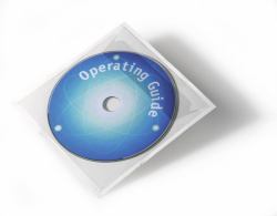 Durable POCKETFIX Funda 1 discos Transparente 