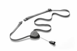 Durable FLEX Cordón de acreditación Negro, Gris 10 pieza[s] 