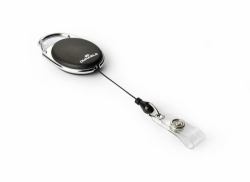 Durable BADGE REEL STYLE Carrete de acreditación Negro 10 pieza[s] 