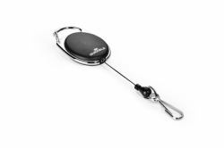 Durable BADGE REEL WITH SNAP HOOK Carrete de acreditación Negro 1 pieza[s] 