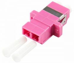 EFB Elektronik LFA095 adaptador de fibra óptica LC/LC Rosa, Blanco 