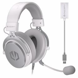 ENDORFY VIRO Plus USB Onyx White Auriculares Alámbrico Diadema Música/uso diario Blanco 