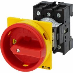 Eaton P1-25/V/SVB interruptor eléctrico Interruptor rotativo 3P Rojo, Amarillo 