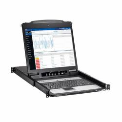 Eaton B020-U16-19-IPF interruptor KVM Montaje en rack Negro 